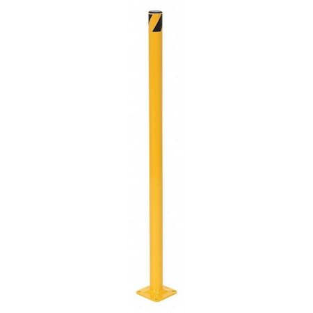 Steel Pipe Safety Bollard - Yellow MPN:BOL-36-2