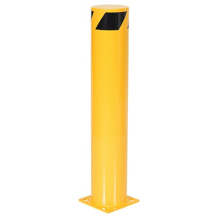 Steel Pipe Safety Bollard - Yellow MPN:BOL-36-6.5