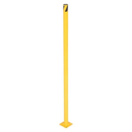 Steel Pipe Safety Bollard - Yellow MPN:BOL-48-2