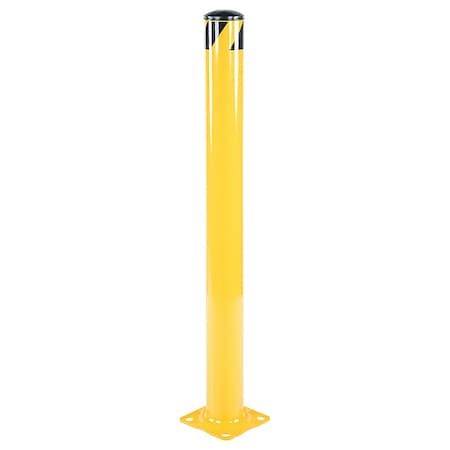 Steel Pipe Safety Bollard - Yellow MPN:BOL-48-4.5