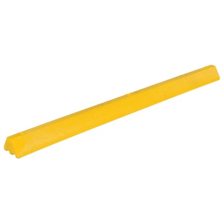 Car Stop Recycled Plastic, Yellow, 72