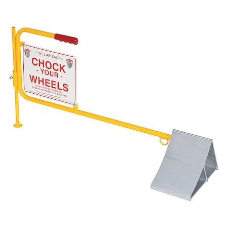 Aluminum Wheel Chock w/Flag MPN:CWS-13