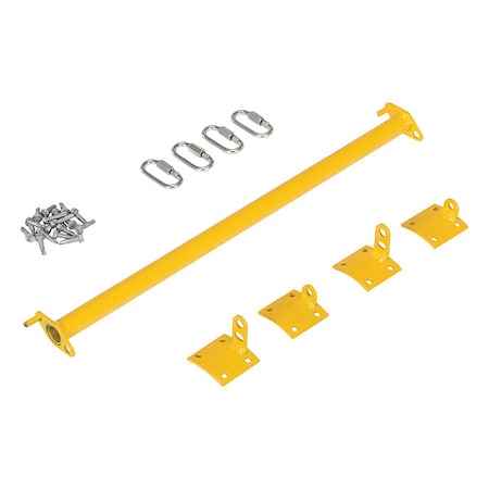 Bollard Barrier Conversion Kit, Yellow MPN:DCBB-B-KIT