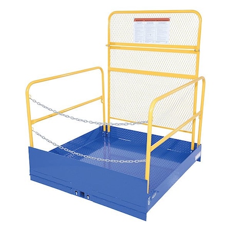 Fork Truck Loading Platform W/ Handrail MPN:FTLP-5454-HR