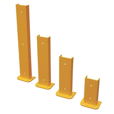 Pallet Rack Protector, 8-1/16Wx6Lx24In H MPN:G6-24