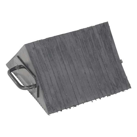 Laminated Rubber Wheel Chock With Grips MPN:LWC-14M