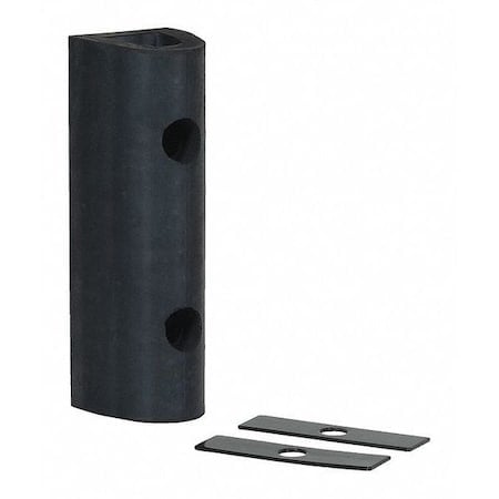 Extruded Rubber Fender Bumper, 12x4.25x4 MPN:M-4-12