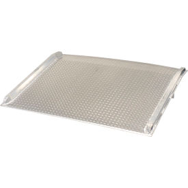 Aluminum Dock Board with Aluminum Curbs BTA-10006048 60x48 10000 Lb. Cap BTA-10006048