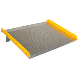 Vestil™ Aluminum Dock Board Steel Curb 72
