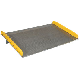 Vestil™ Aluminum Dock Board Steel Curb 72