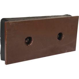 Steel Faced Dock Bumper Rectangular 18Wx8H Brown B-818-SF
