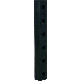Molded Dock Bumper Rectangular 30Wx4-1/2H Black DBE-30-1