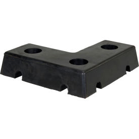 Molded Dock Bumper L-Shape 18Wx18H Black L-1818-4