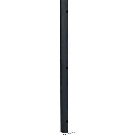 Extruded Fender Bumper Half Oval 36Wx1-7/8H Black M-2-36