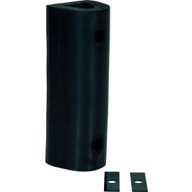 Extruded Fender Bumper Half Oval 18Wx6-5/16H Black M-6-18