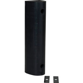Extruded Fender Bumper Half Oval 24Wx6-5/16H Black M-6-24