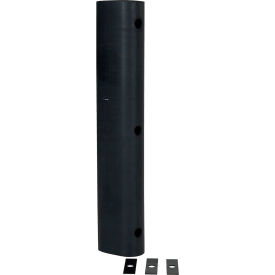 Extruded Fender Bumper Half Oval 36Wx6-5/16H Black M-6-36