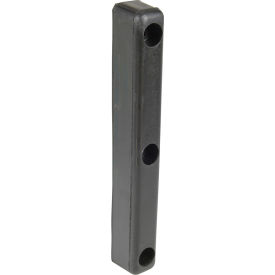 Trailer Crane Bumper Rectangular 16Wx2H Black TB-70