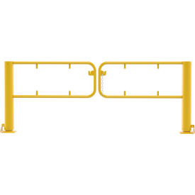 Vestil™ Steel Swivel Dock Gate Pair for 8 Ft. Door Yellow SDG-8