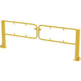 Vestil™ Steel Swivel Dock Gate Pair for 9 Ft. Door Yellow SDG-9