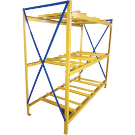 Vestil™ Horizontal 9 Drum Storage Rack 7200 lb. Capacity 85-15/16