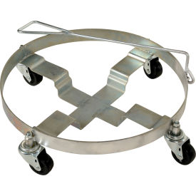 Vestil™ Mobile Drum Dolly w/ Handle For 5 Gallon Pail 30 & 55 Gallon Drums 1000 lb. Capacity DRUM-DRH-HR