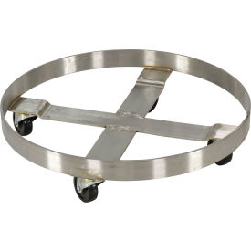 Vestil™ Mobile Drum Dolly with Handle For 55 Gallon Drum 800 lb. Capacity DRUM-SS-55-H