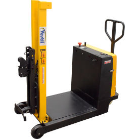 Vestil™ Manual Drive Powered Lift Counter Balanced Drum Stacker 12V 54