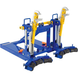 Vestil™ Steel Automatic Eagle Beak 2 Drum with Rollers 1000 lb. Capacity Blue FMDL-2-LDS-R3