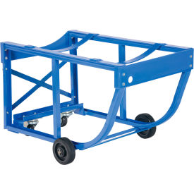 Vestil™ 4-Wheel Steel Economy Rotating Drum Cart Polyolefin Wheels 800 lb. Capacity RDC-60-5-PO