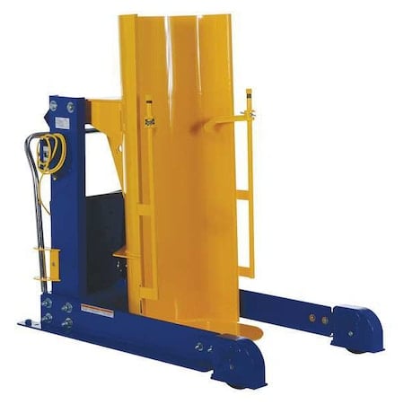 DrumDumper, 63.75inH, Steel, Yellow;Blue MPN:HDD-36-7-P