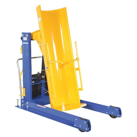 DrumDumper, 72.5inH, Steel, Blue;Yellow MPN:HDD-48-10-P