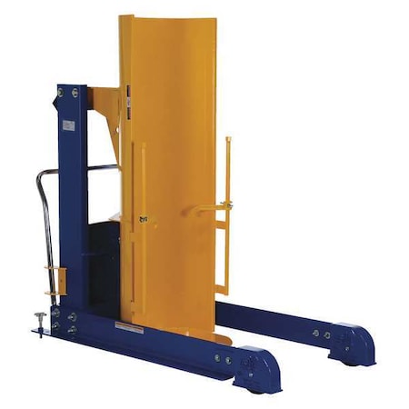 DrumDumper, 72.5inH, Steel, Yellow;Blue MPN:HDD-48-7-P