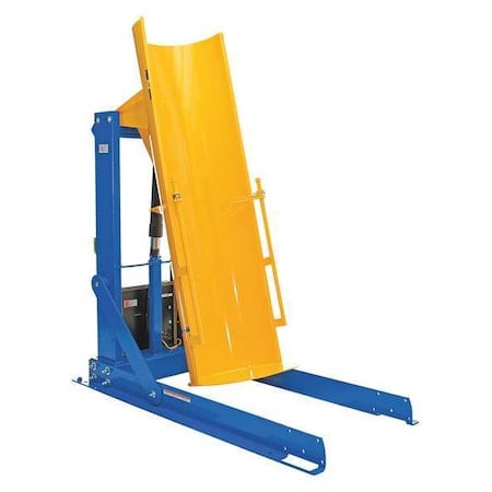 DrumDumper, 84inH, Steel, Yellow;Blue MPN:HDD-60-10-S