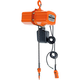 Economy Electric Chain Hoist 1/2 Ton Capacity 15' Lift 17 FPM 220V H-1000-1