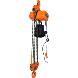 Vestil™ H-2000 Economy Chain Hoist with Chain Container 10000 lb. Capacity 15' Lift 110/220V H-10000-1