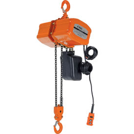 Economy Electric Chain Hoist 2 Ton Capacity 15' Lift 16 FPM 440V H-4000-3