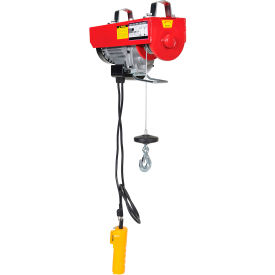 800 Lb. Mini-Electric Cable Hoist Double Line Capacity 36' Lift 30 FPM 115V MINI-4