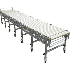 Vestil™ Steel Expandable Conveyor Skate 200 lbs. Capacity Silver EXCNV-R-24-24