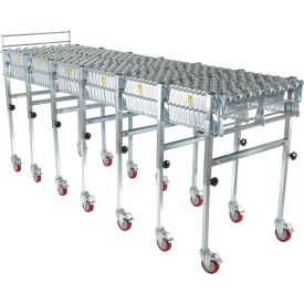 Vestil™ Steel Expandable Conveyor Roller 200 lbs. Capacity Silver EXCNV-S-24-24