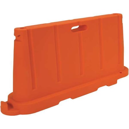 Stackable Poly Barricade, Virgin Polyethylene with UV Stabilizer, 36 Height, 76.5 Length, 37 MPN:BCD-7636-OR