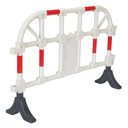 White Plastic Handrailing Section, 40