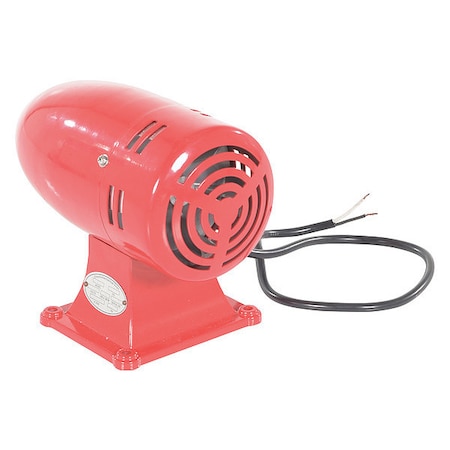 Warning Siren, Steel, Red MPN:SIREN-SV-AR
