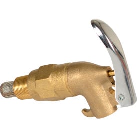 Vestil™ Brass Manual Drum Faucet with Lockable Handle 3/4