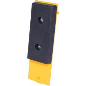 Vestil™ Molded Rubber/Steel Class III Fork Truck Carriage Bumper Black / Yellow FCB-818-CR3