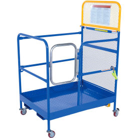 Vestil™ Steel Work Platform with Poly Casters 1000 lb. Capacity 50-15/16