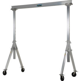 Adjustable Height Aluminum Gantry Crane 12'W x 7'8