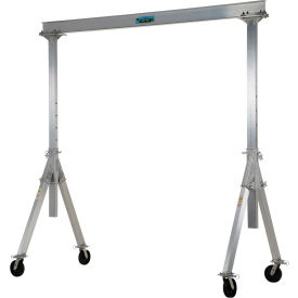 Vestil Adjustable Height Aluminum Gantry Crane 15'W x 8-3/16'H 2000 lb. Capacity AHA-2-15-8