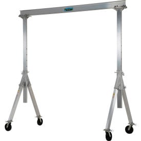 Adjustable Height Aluminum Gantry Crane 4000 lb. Capacity 15'W x 12-15/16'H AHA-4-15-12