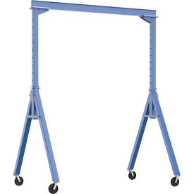 Adjustable Height Steel Gantry Crane 10'W x 7'6